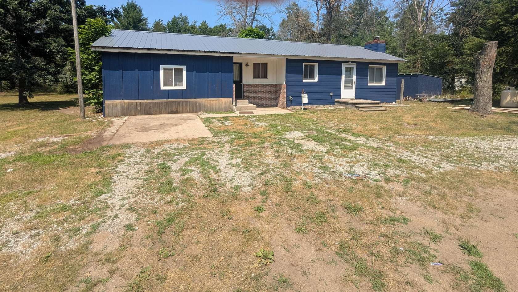 2.5 Acres of Land with Home for Sale in Baldwin, Michigan