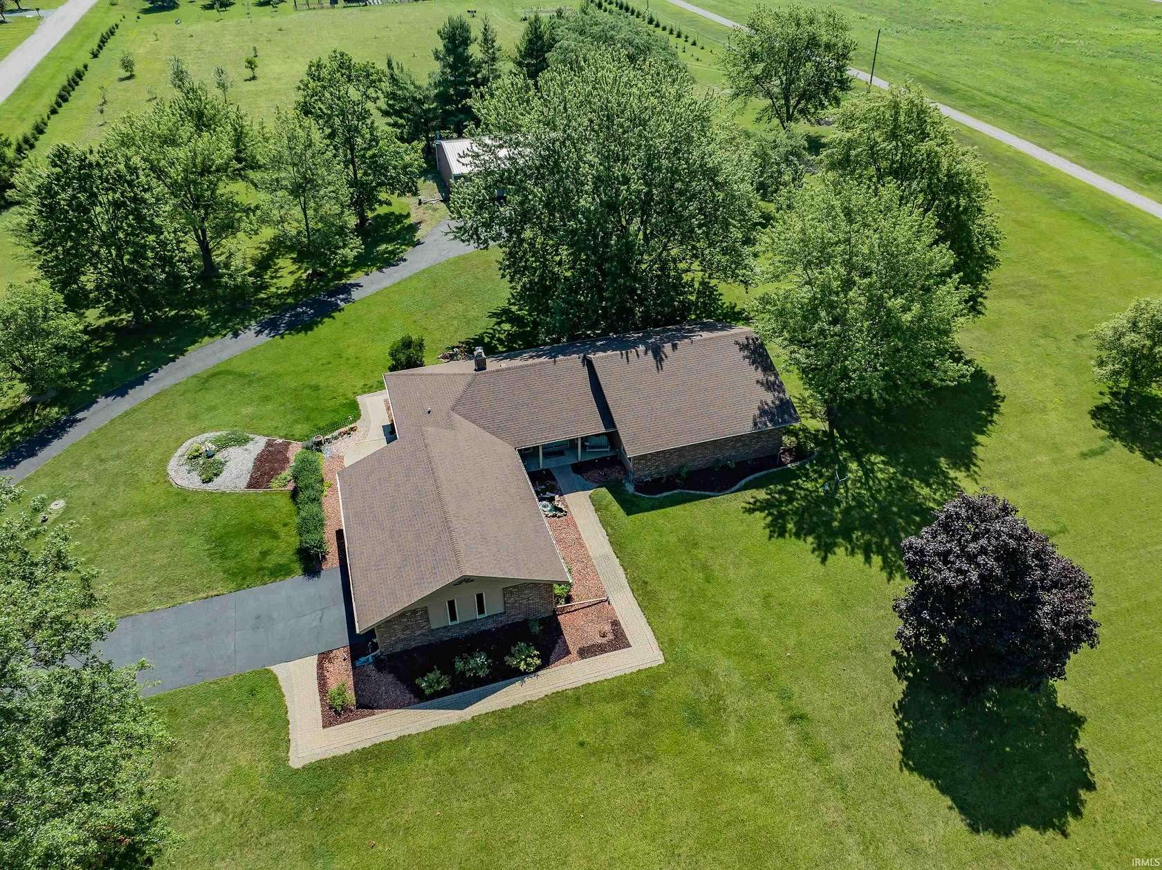 3.35 Acres of Land with Home for Sale in Hoagland, Indiana