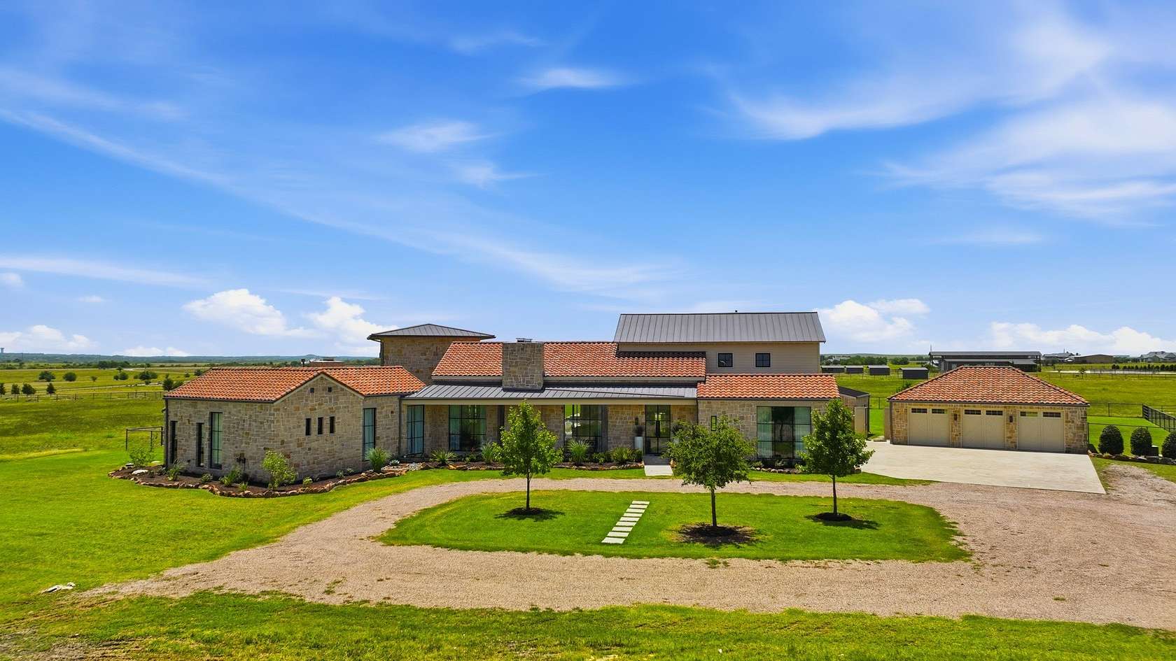 50.7 Acres of Agricultural Land with Home for Sale in Crowley, Texas