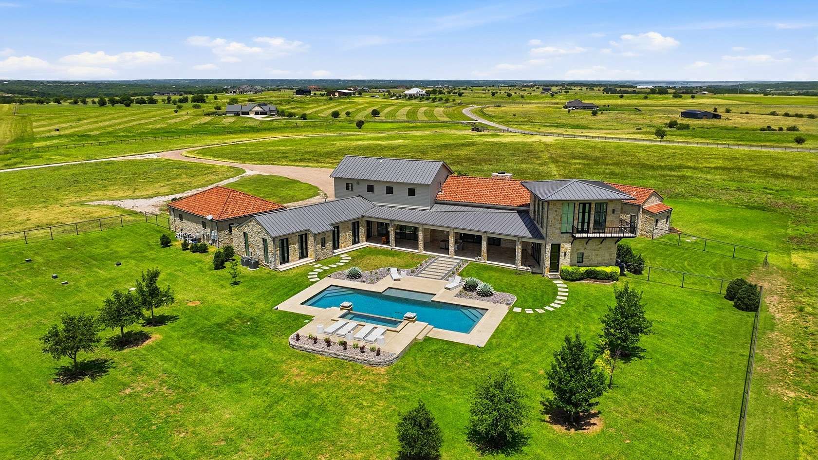 50.7 Acres of Agricultural Land with Home for Sale in Crowley, Texas