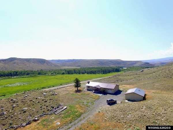 5 Acres of Land with Home for Sale in Dubois, Wyoming