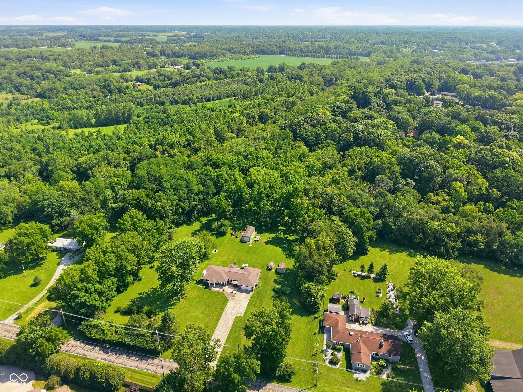 4.64 Acres of Land with Home for Sale in Anderson, Indiana