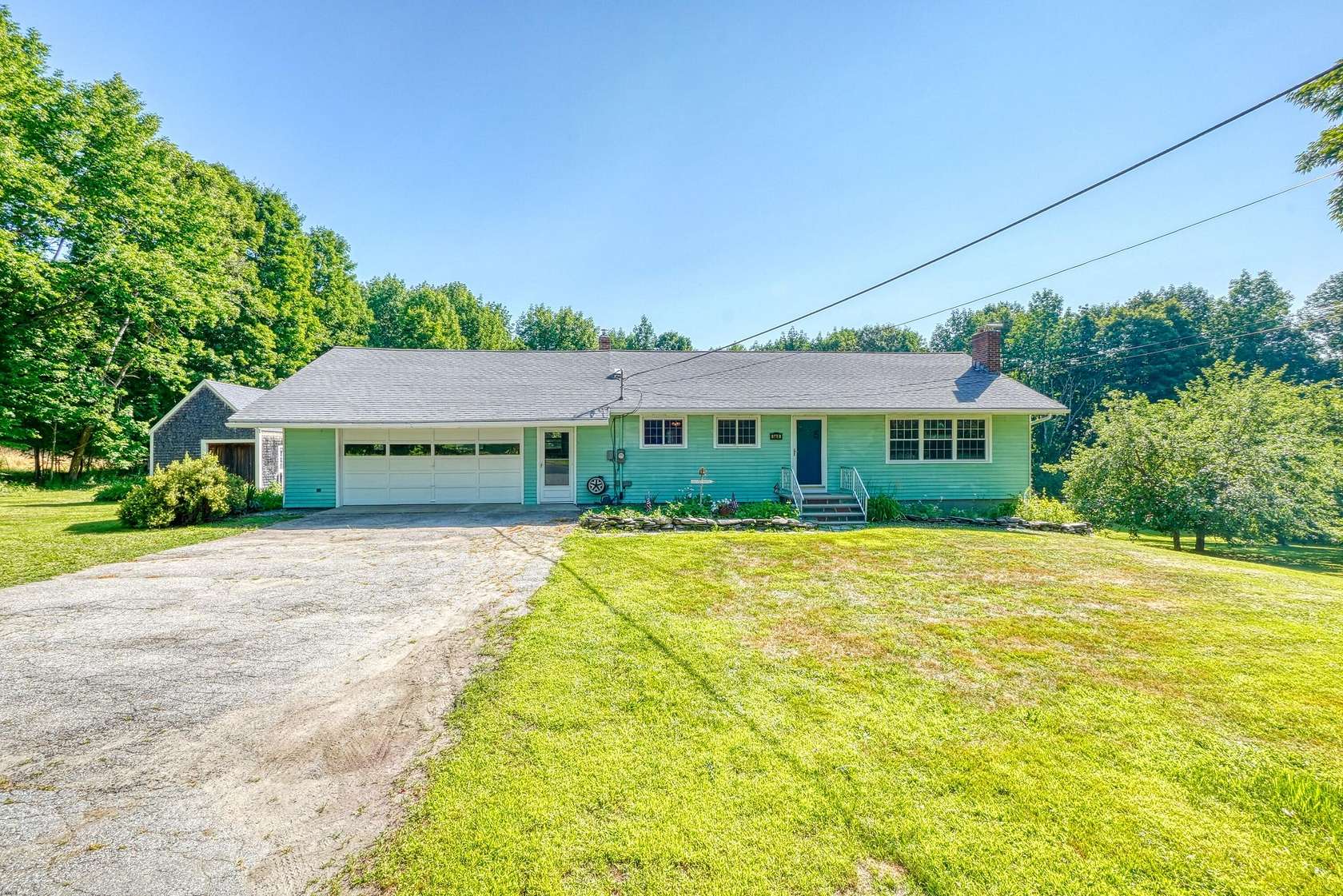 6.78 Acres of Land with Home for Sale in Vassalboro, Maine