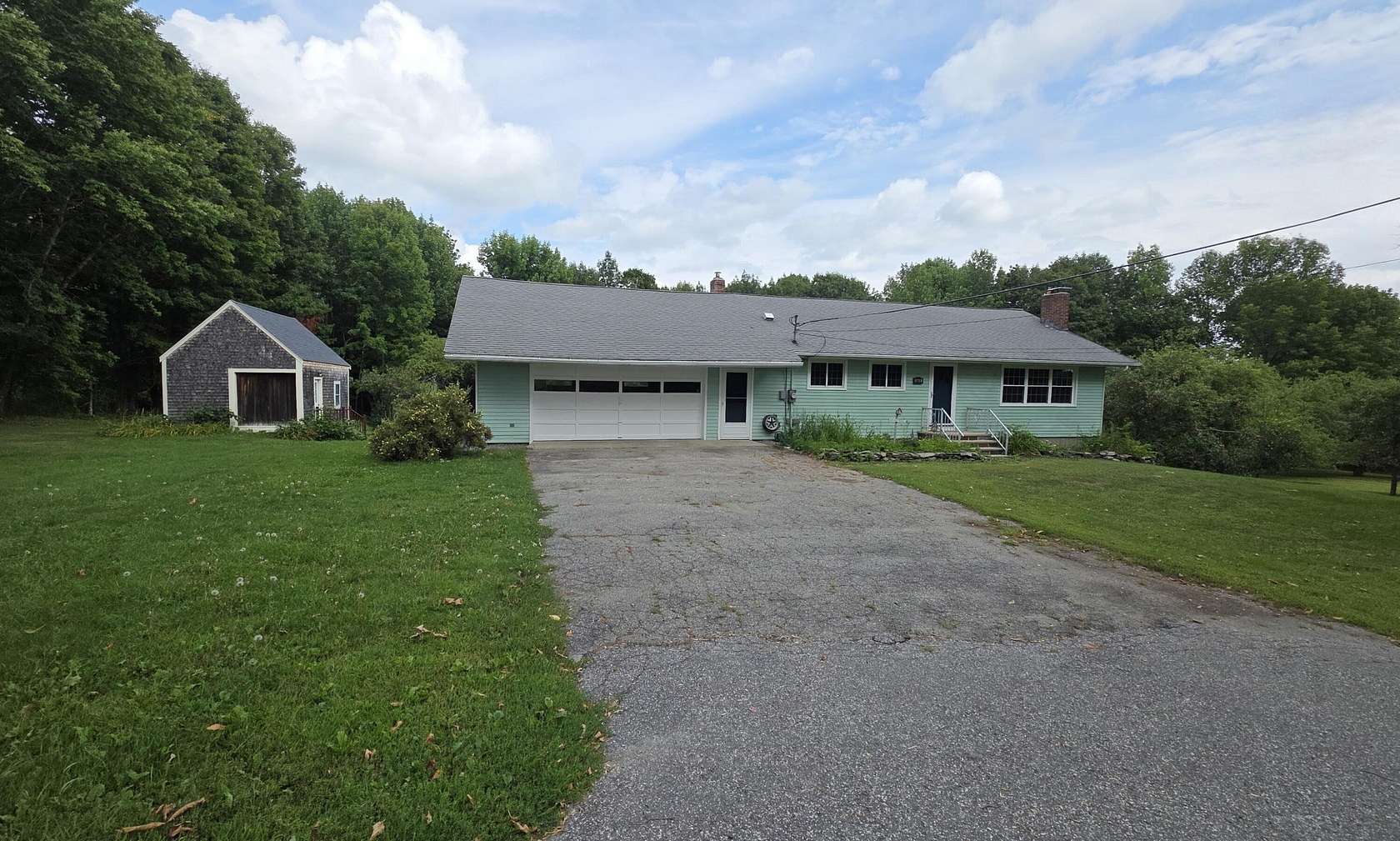 6.78 Acres of Land with Home for Sale in Vassalboro, Maine