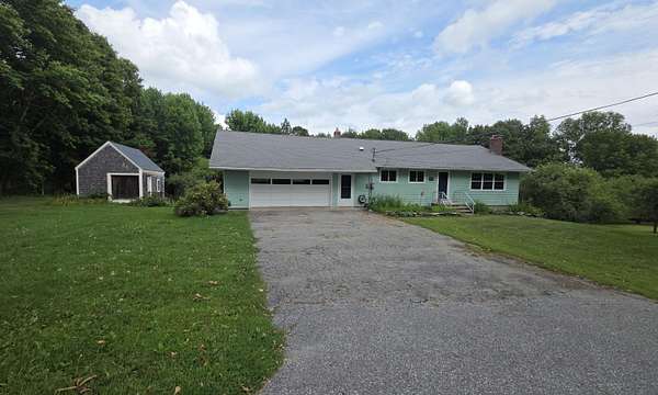 6.78 Acres of Land with Home for Sale in Vassalboro, Maine
