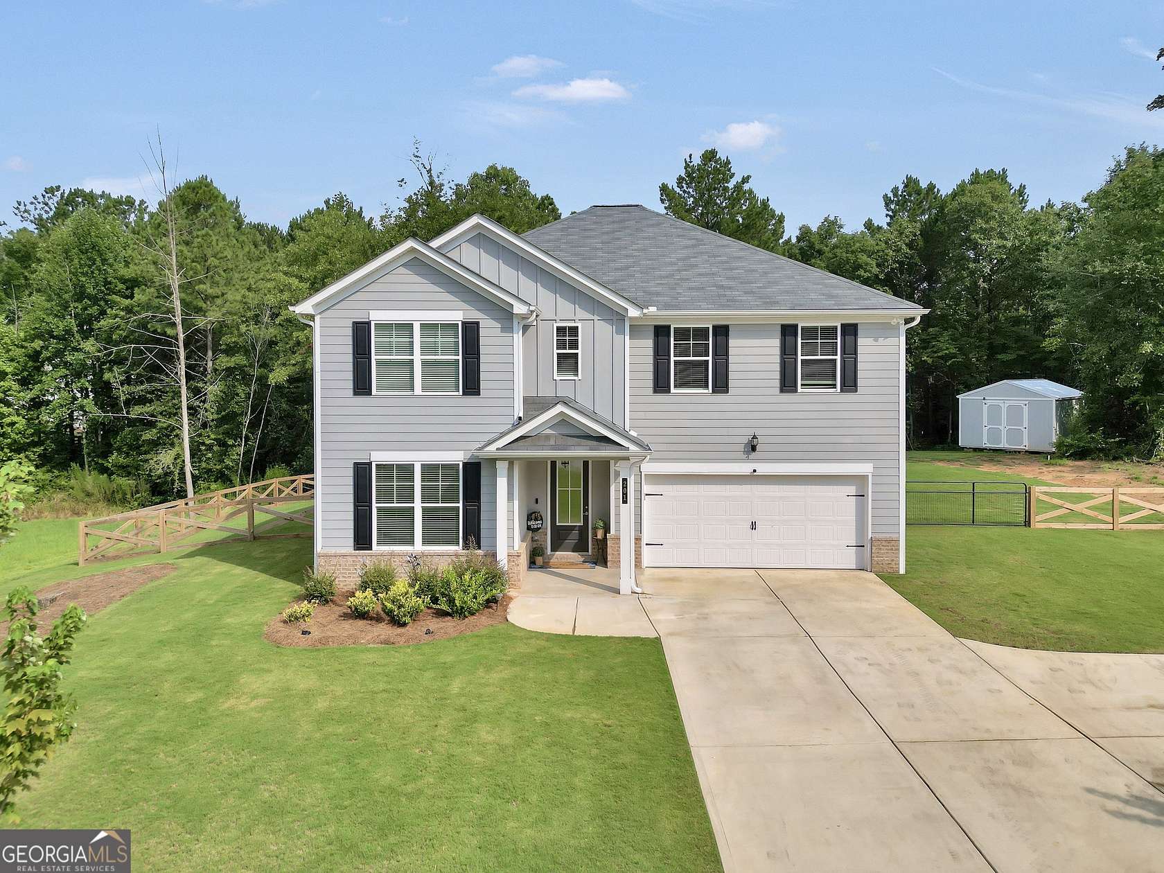 2 Acres of Land with Home for Sale in Mansfield, Georgia