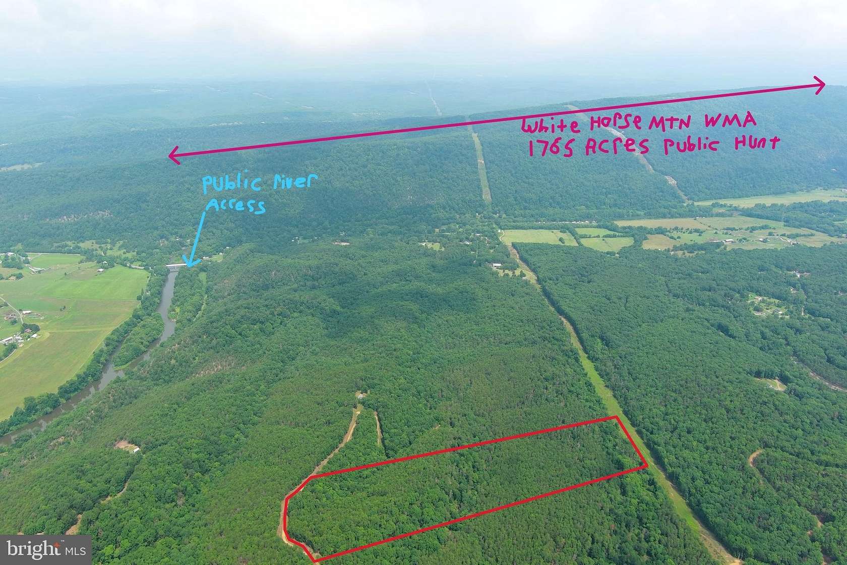 20.2 Acres of Recreational Land for Sale in Springfield, West Virginia