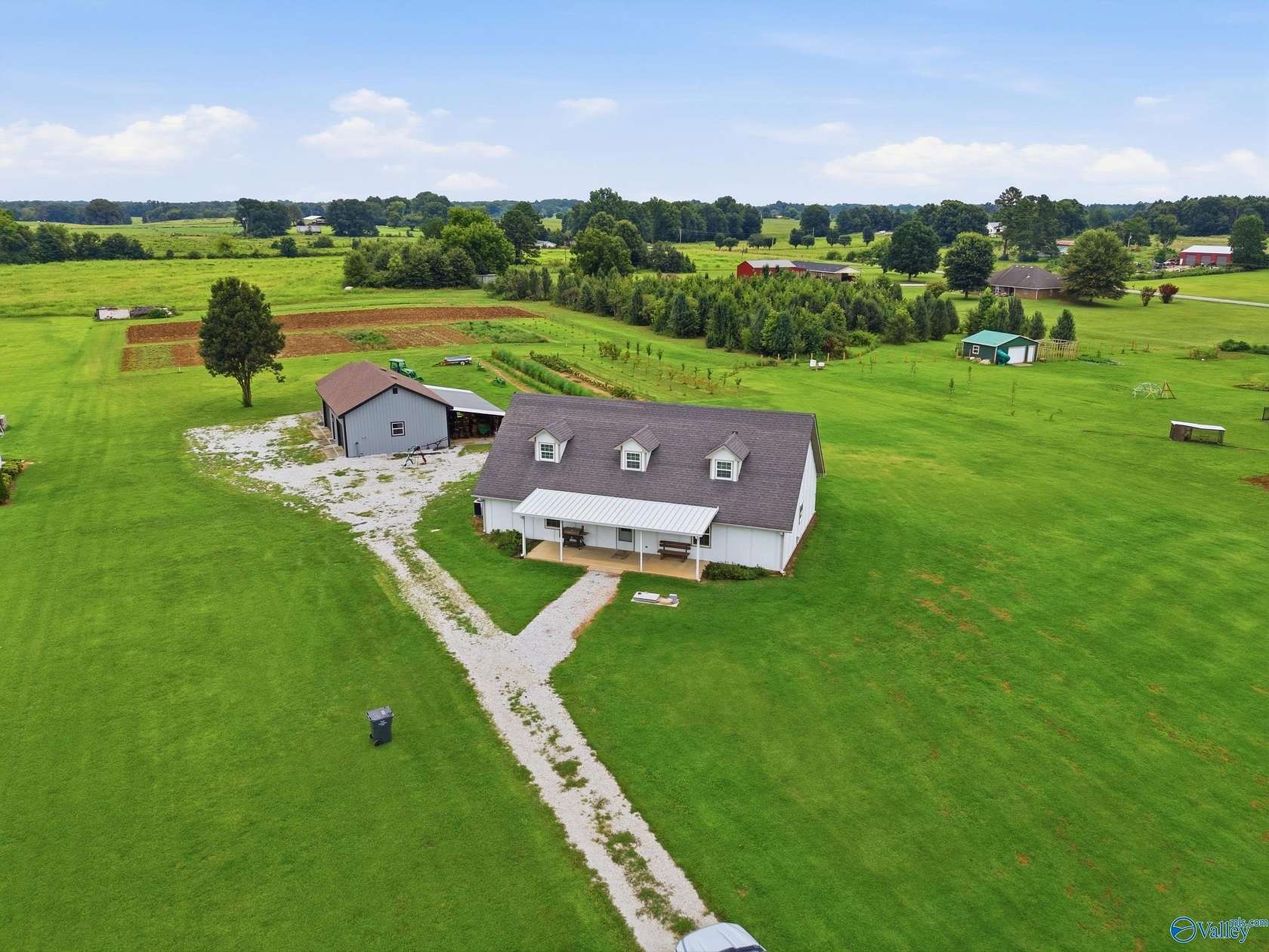 3.27 Acres of Land with Home for Sale in Rogersville, Alabama