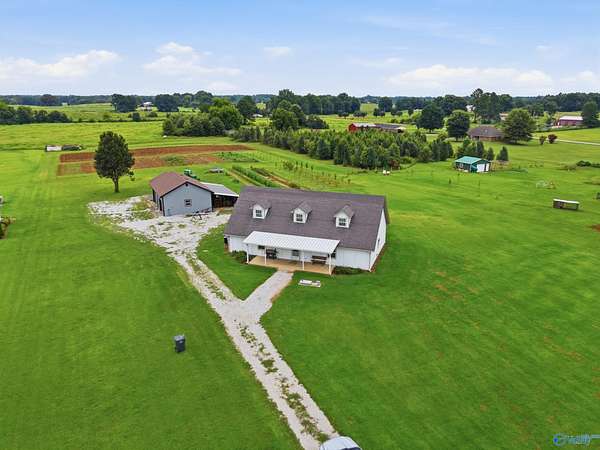 3.27 Acres of Land with Home for Sale in Rogersville, Alabama