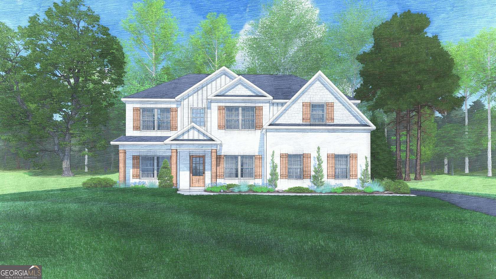 2.47 Acres of Land with Home for Sale in Fortson, Georgia
