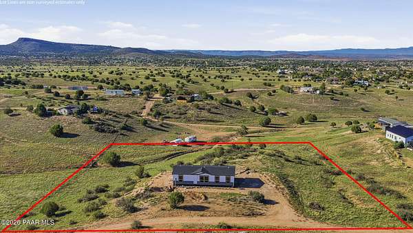 3.46 Acres of Land with Home for Sale in Chino Valley, Arizona
