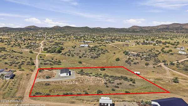 3.46 Acres of Land with Home for Sale in Chino Valley, Arizona