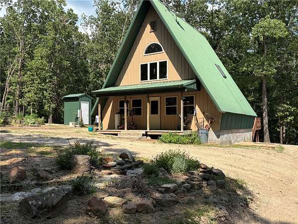 10 Acres of Land with Home for Sale in Green Forest, Arkansas