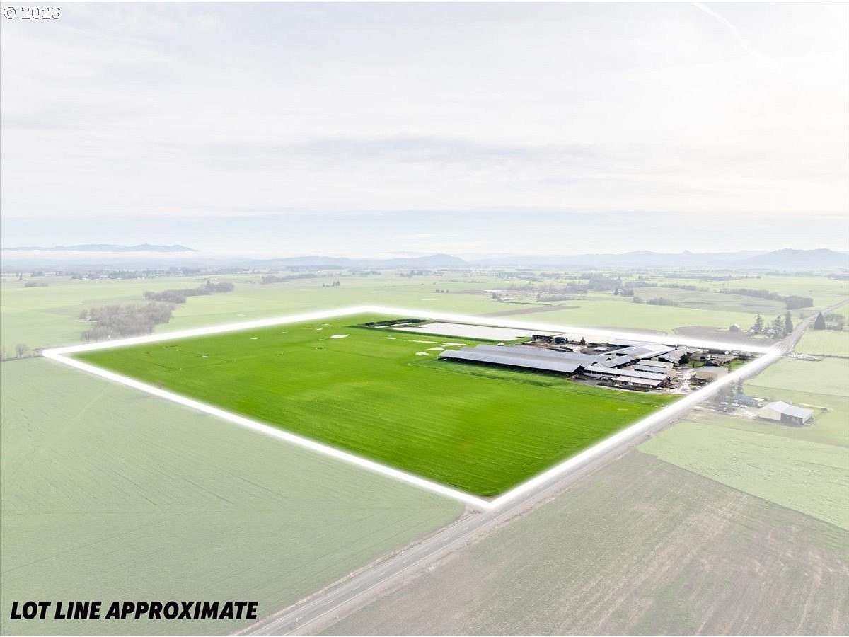 105 Acres of Agricultural Land with Home for Sale in Albany, Oregon