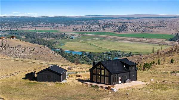 145 Acres of Agricultural Land with Home for Sale in Reed Point, Montana
