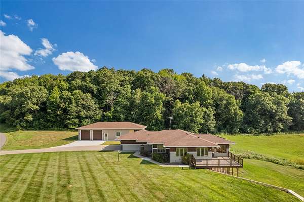 10 Acres of Recreational Land with Home for Sale in Osseo, Wisconsin