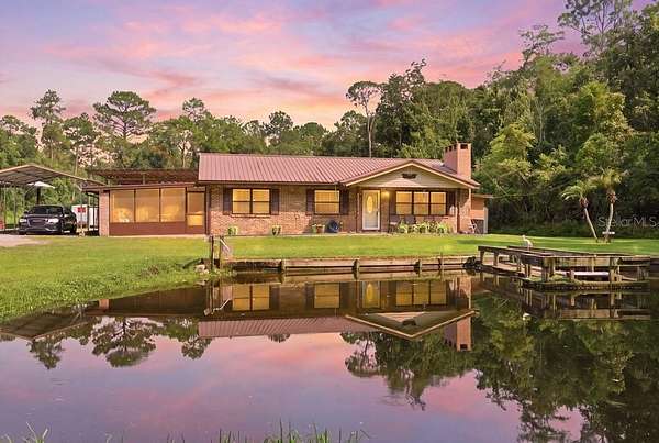 3.25 Acres of Land with Home for Sale in DeLand, Florida