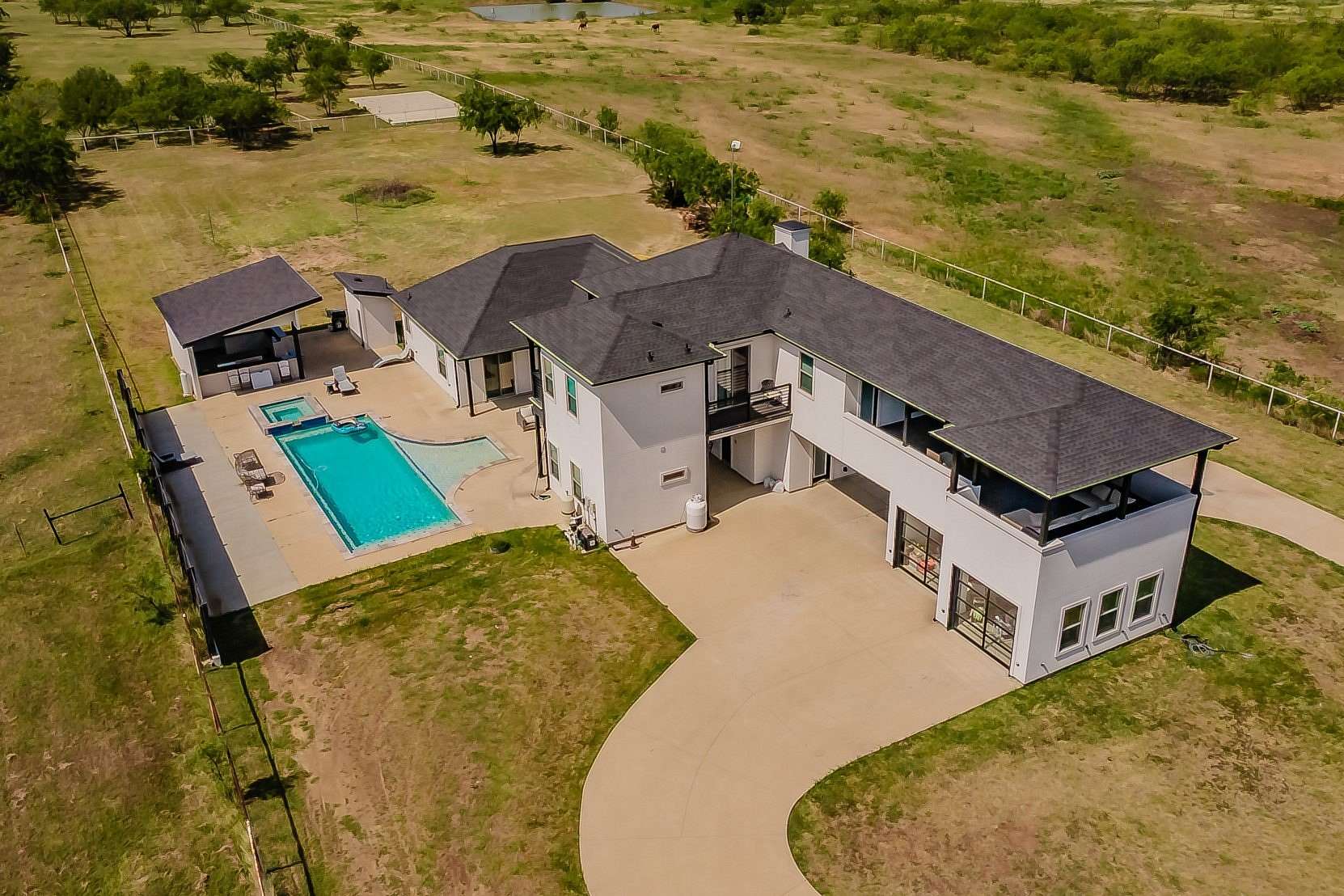 5.17 Acres of Land with Home for Sale in Cleburne, Texas