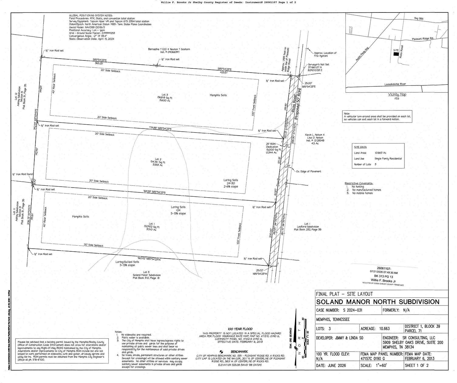 3.5 Acres of Residential Land for Sale in Arlington, Tennessee