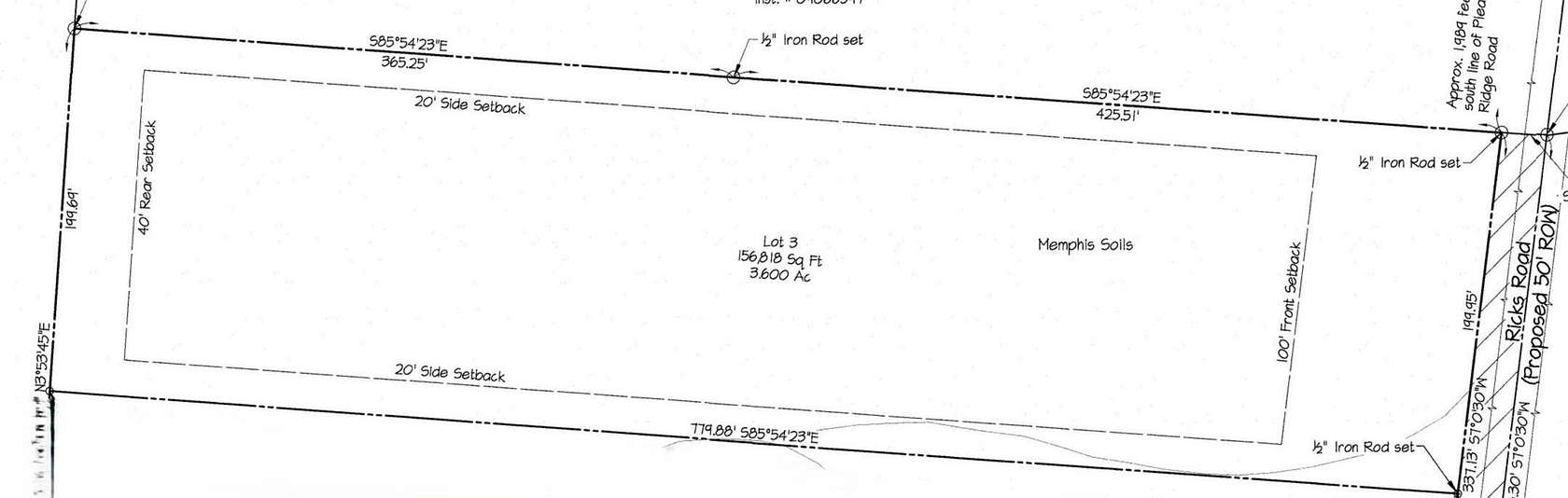 3.6 Acres of Residential Land for Sale in Arlington, Tennessee