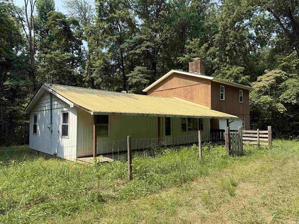 15 Acres of Recreational Land with Home for Sale in Spencer, Indiana