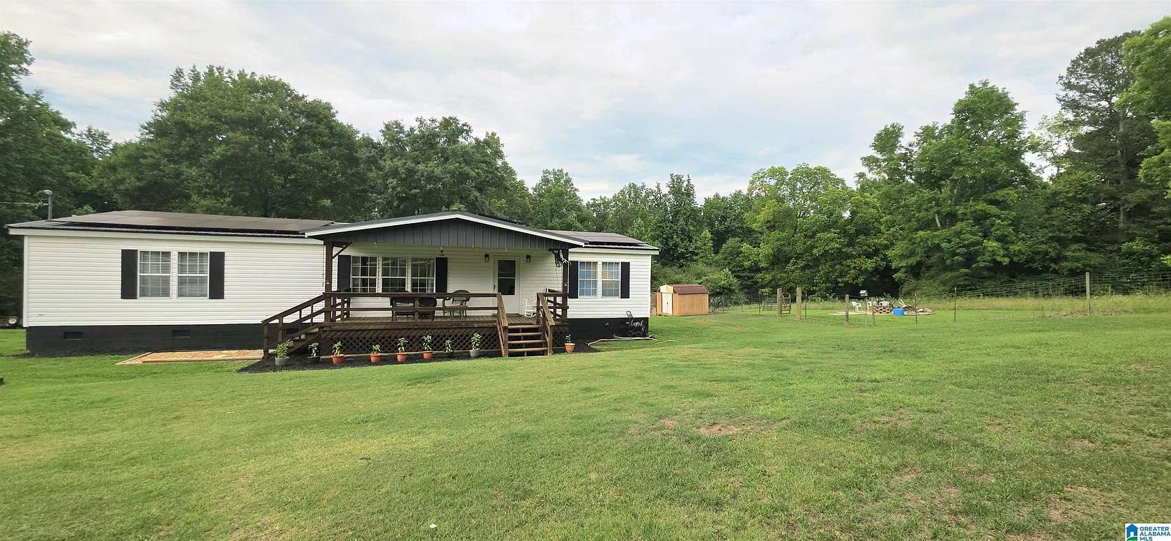 9.65 Acres of Land with Home for Sale in Ranburne, Alabama