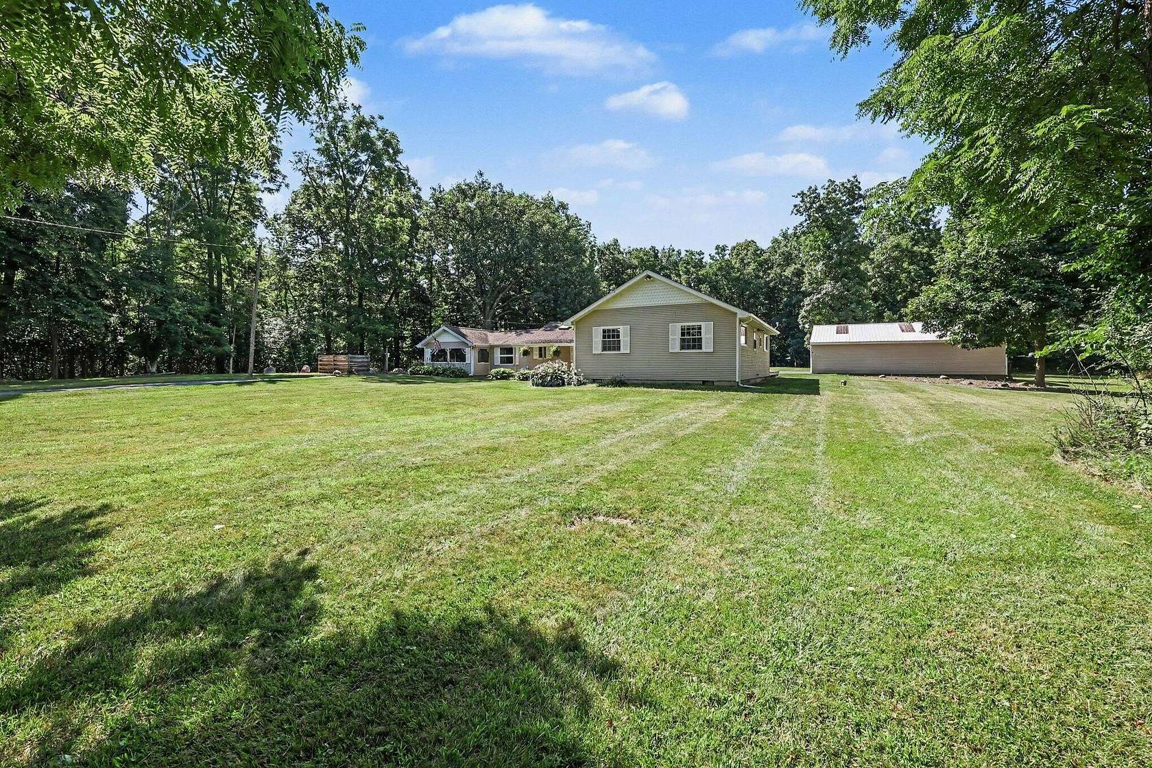 12.5 Acres of Recreational Land with Home for Sale in Jackson, Michigan