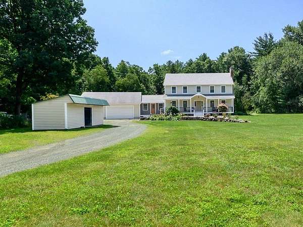 5.66 Acres of Land with Home for Sale in Granby, Massachusetts