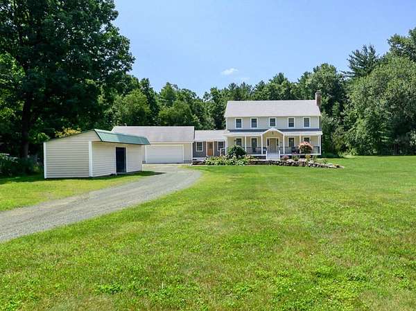 5.66 Acres of Land with Home for Sale in Granby, Massachusetts