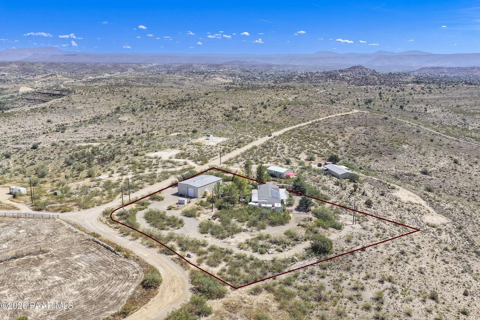 2.58 Acres of Land with Home for Sale in Rimrock, Arizona