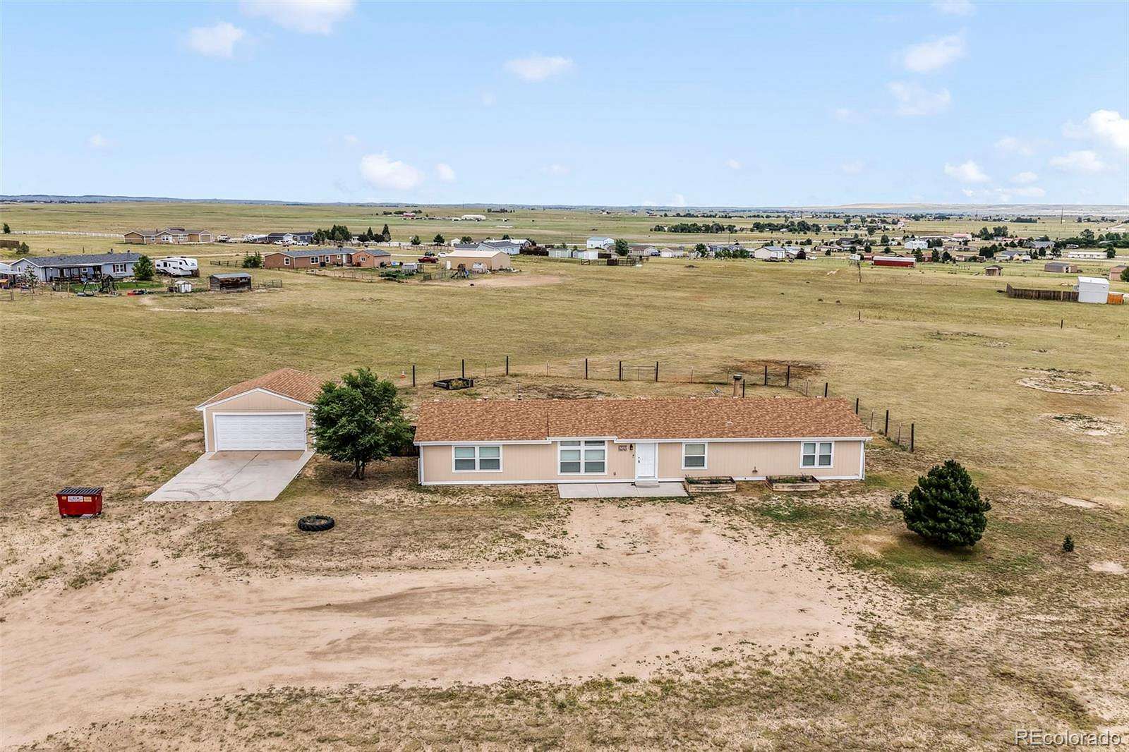 2.55 Acres of Land with Home for Sale in Peyton, Colorado