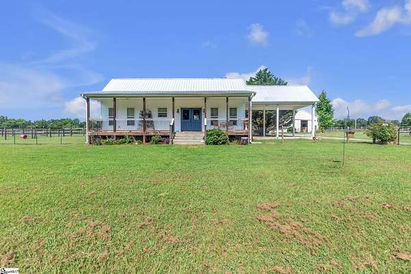 7.83 Acres of Land with Home for Sale in Laurens, South Carolina