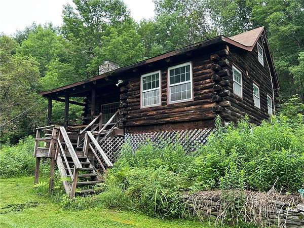 6.5 Acres of Land with Home for Sale in Franklin, New York