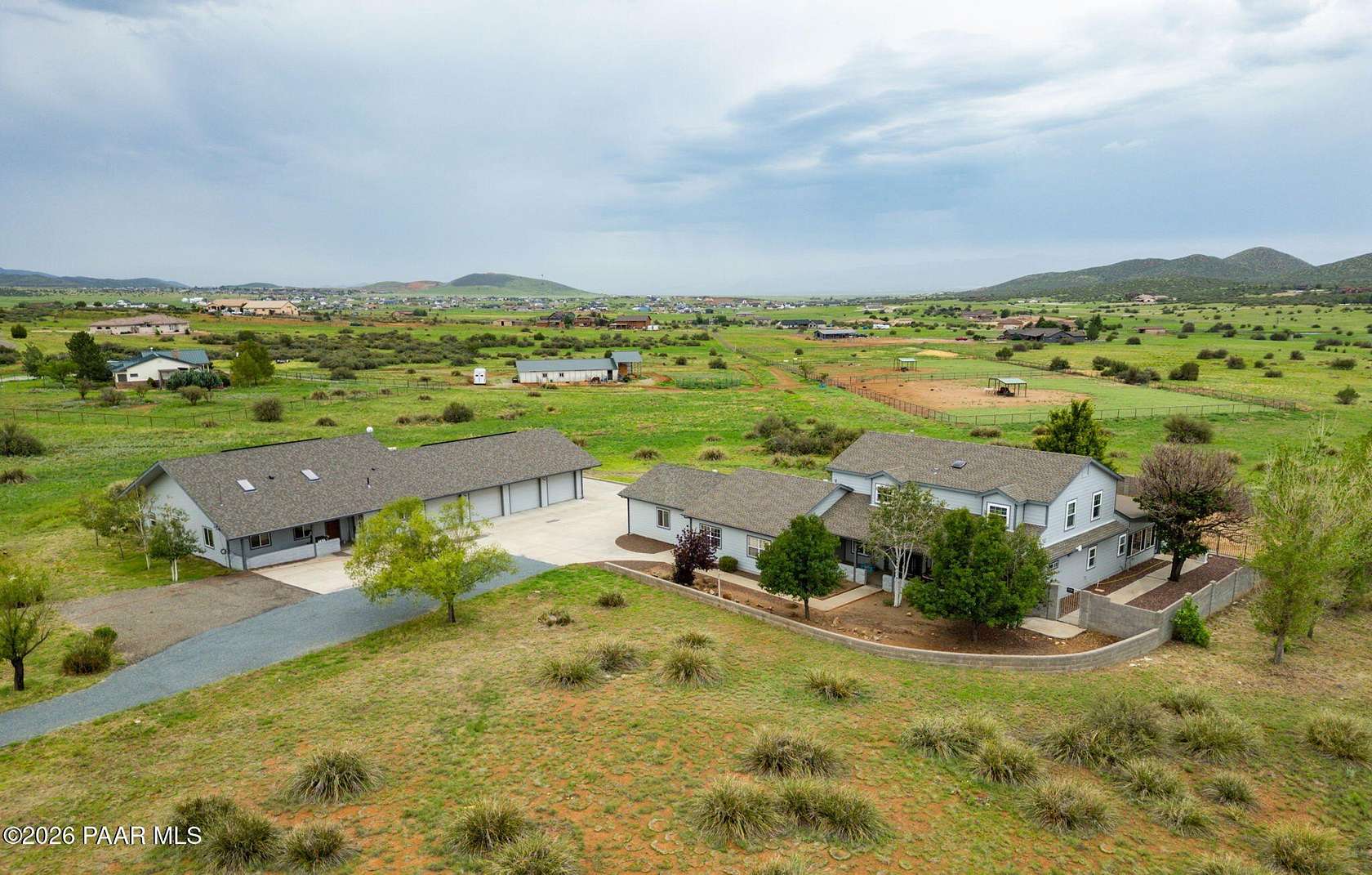 11.7 Acres of Land with Home for Sale in Prescott Valley, Arizona