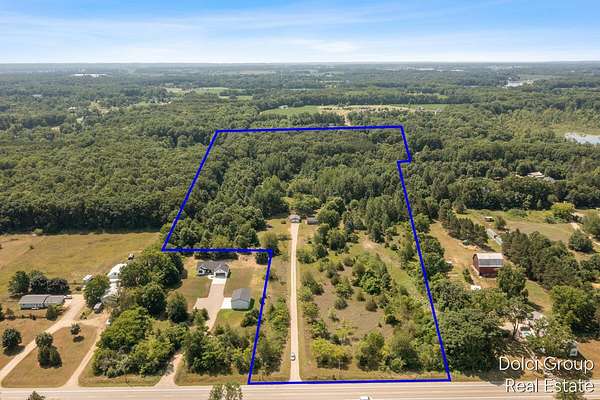 15 Acres of Recreational Land with Home for Sale in Shelbyville, Michigan