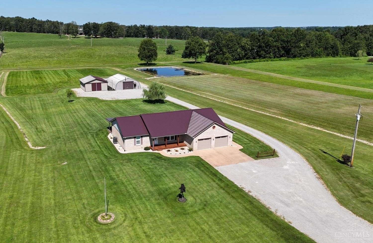 7.17 Acres of Land with Home for Sale in West Union, Ohio