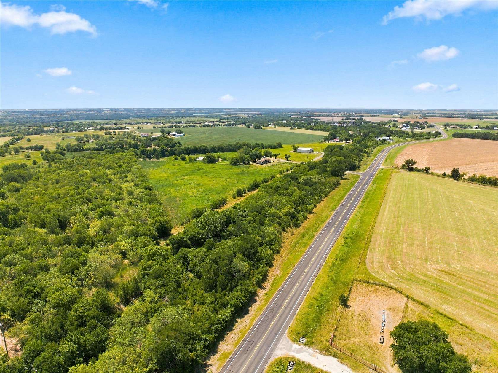 12 Acres of Land with Home for Sale in Leroy, Texas