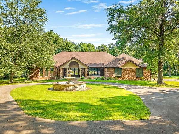 15.3 Acres of Land with Home for Sale in Freeport, Illinois