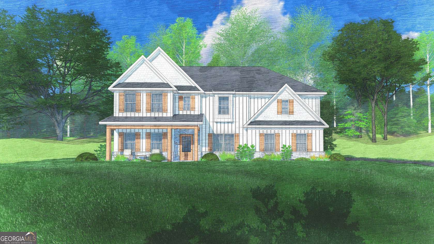 2.73 Acres of Land with Home for Sale in Fortson, Georgia