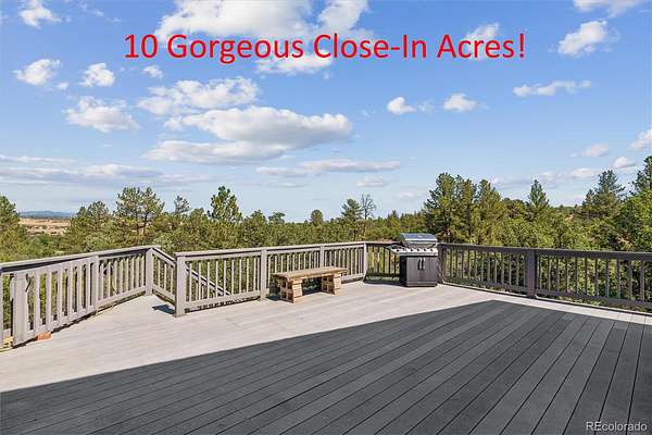 10 Acres of Land with Home for Sale in Sedalia, Colorado