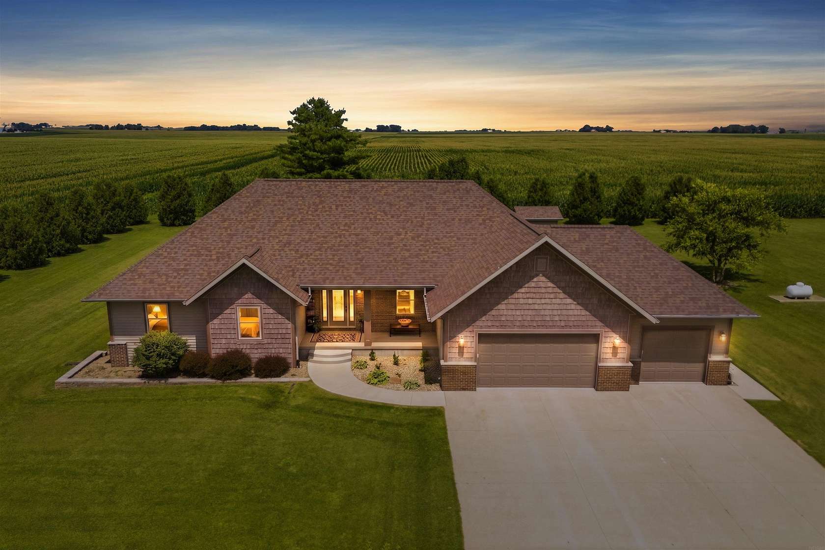 1.5 Acres of Land with Home for Sale in Dunkerton, Iowa