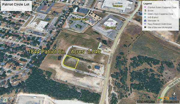 1 Acre of Commercial Land for Sale in Copperas Cove, Texas