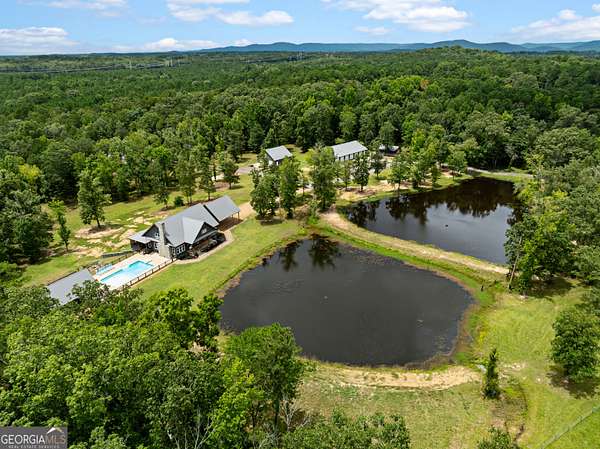 18 Acres of Recreational Land with Home for Sale in Rome, Georgia