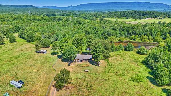 78.5 Acres of Recreational Land with Home for Sale in Dardanelle, Arkansas