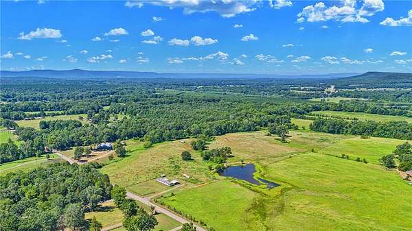 62.6 Acres of Land with Home for Sale in Dardanelle, Arkansas