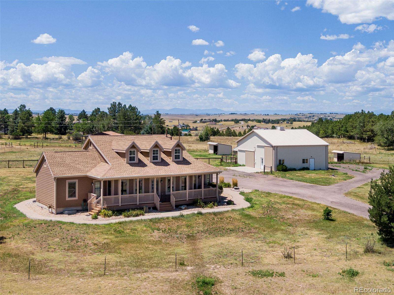 5 Acres of Land with Home for Sale in Parker, Colorado