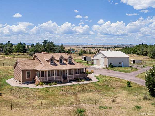 5 Acres of Land with Home for Sale in Parker, Colorado
