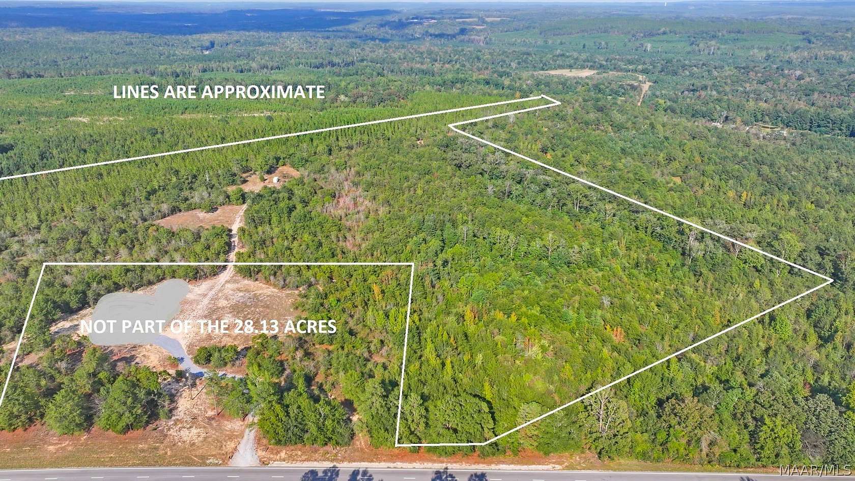 28.1 Acres of Recreational & Residential Land for Sale in Prattville, Alabama