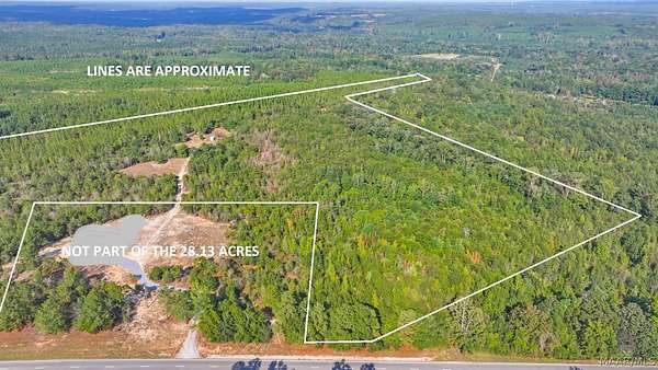 28.1 Acres of Recreational & Residential Land for Sale in Prattville, Alabama