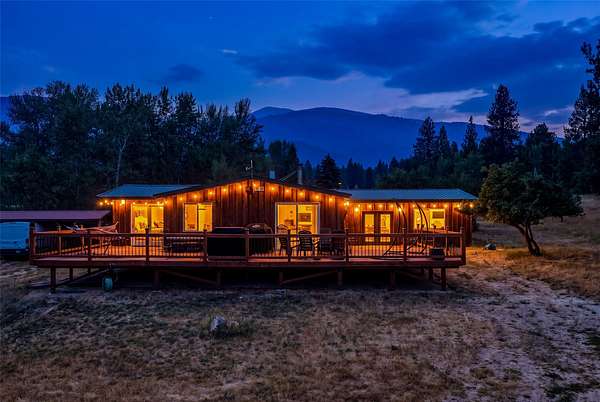 10.6 Acres of Recreational Land with Home for Sale in Victor, Montana